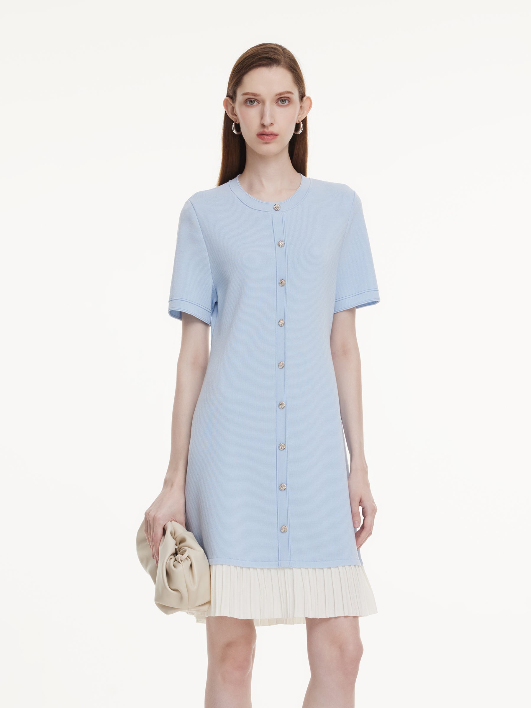 Tencel H-Line Mini Dress