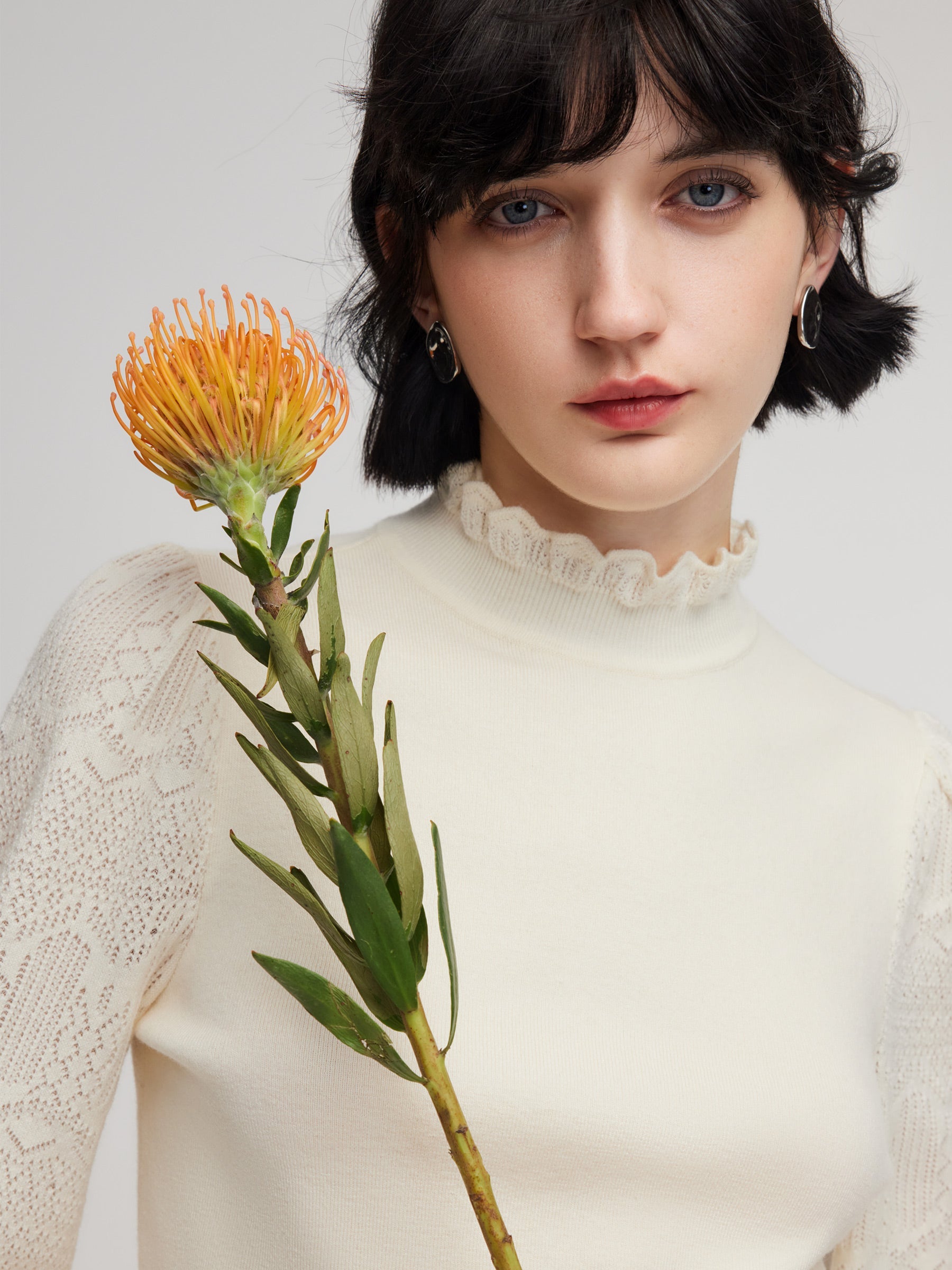Lantern Sleeve Fit Sweater