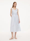 Linen U-Neck Dress