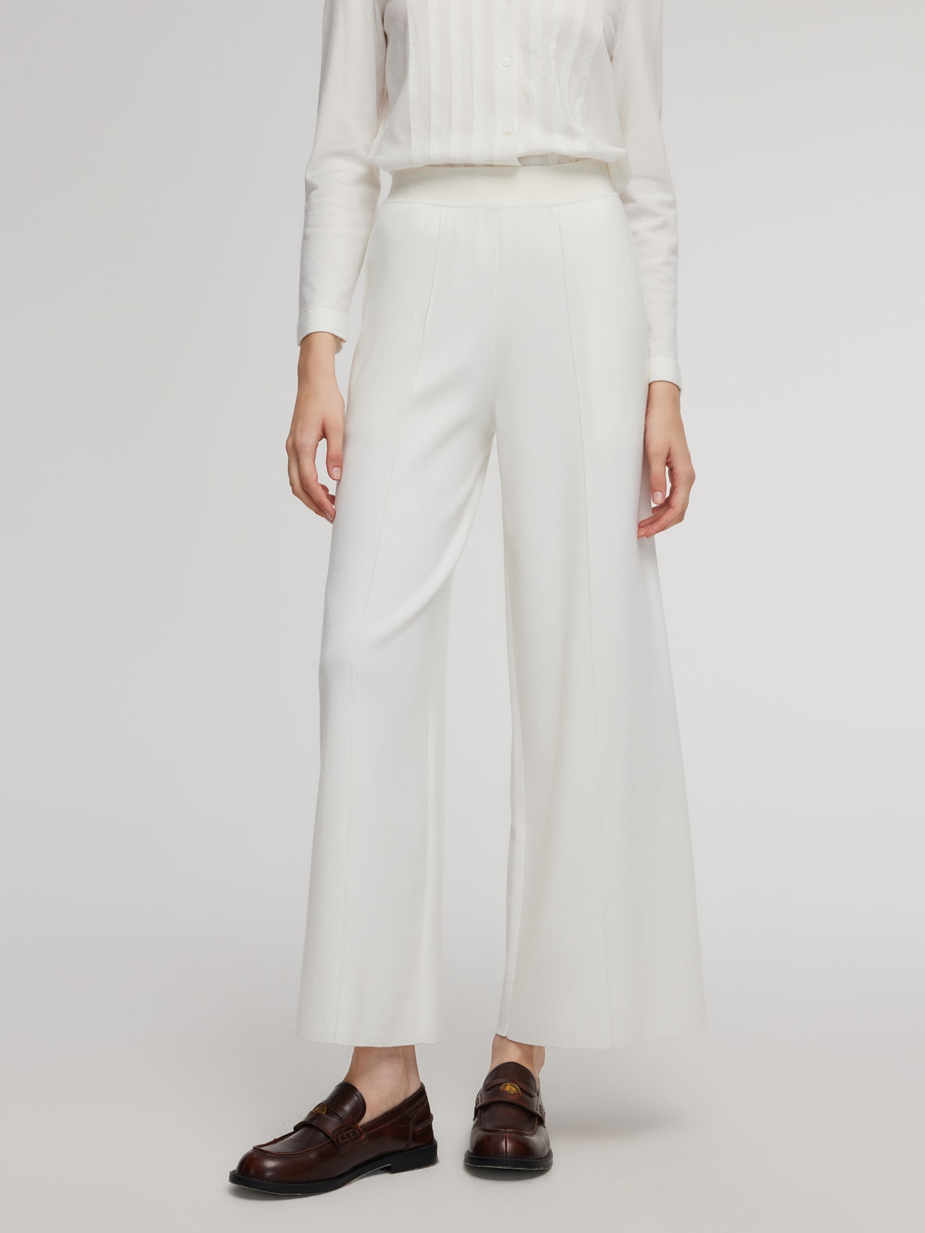 Tencel-Nylon Wide Leg