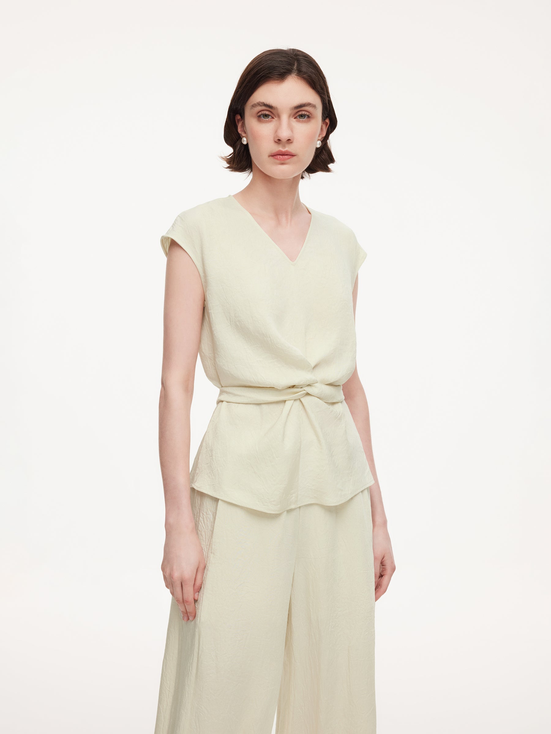 Pearlescent Acetate Tie Top