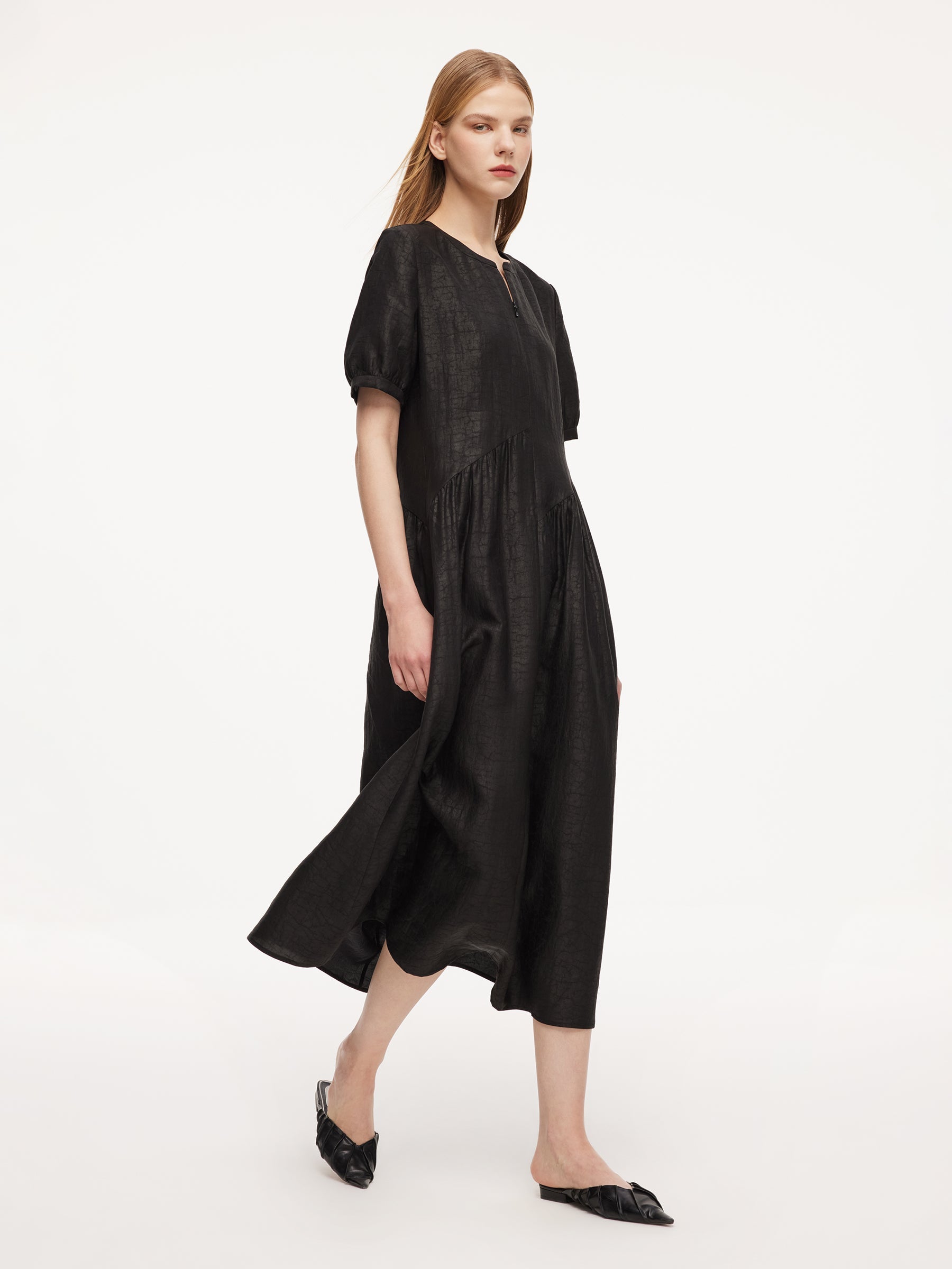Silk Asymmetrical Dress