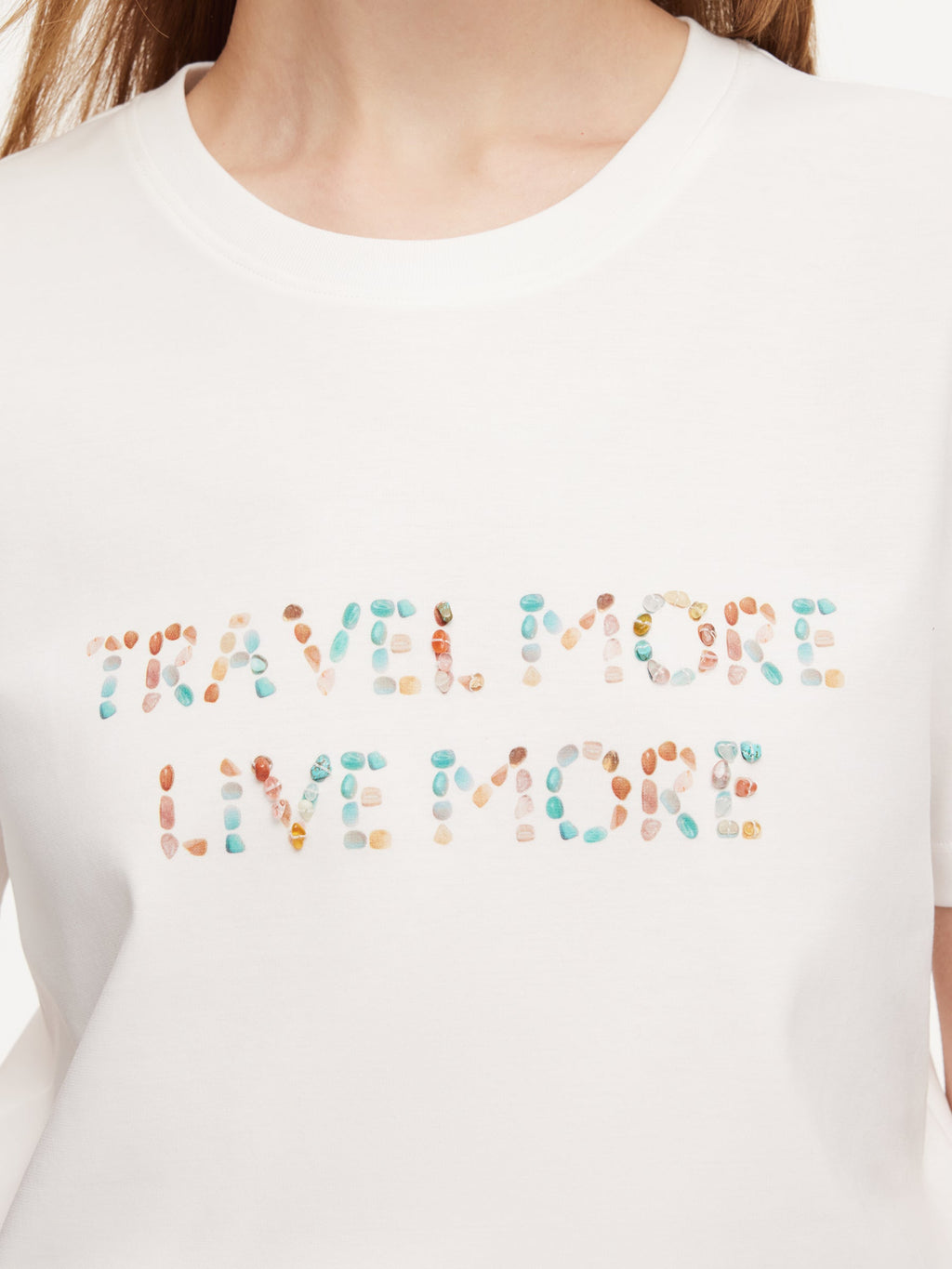Cotton Beaded LOVE Tee