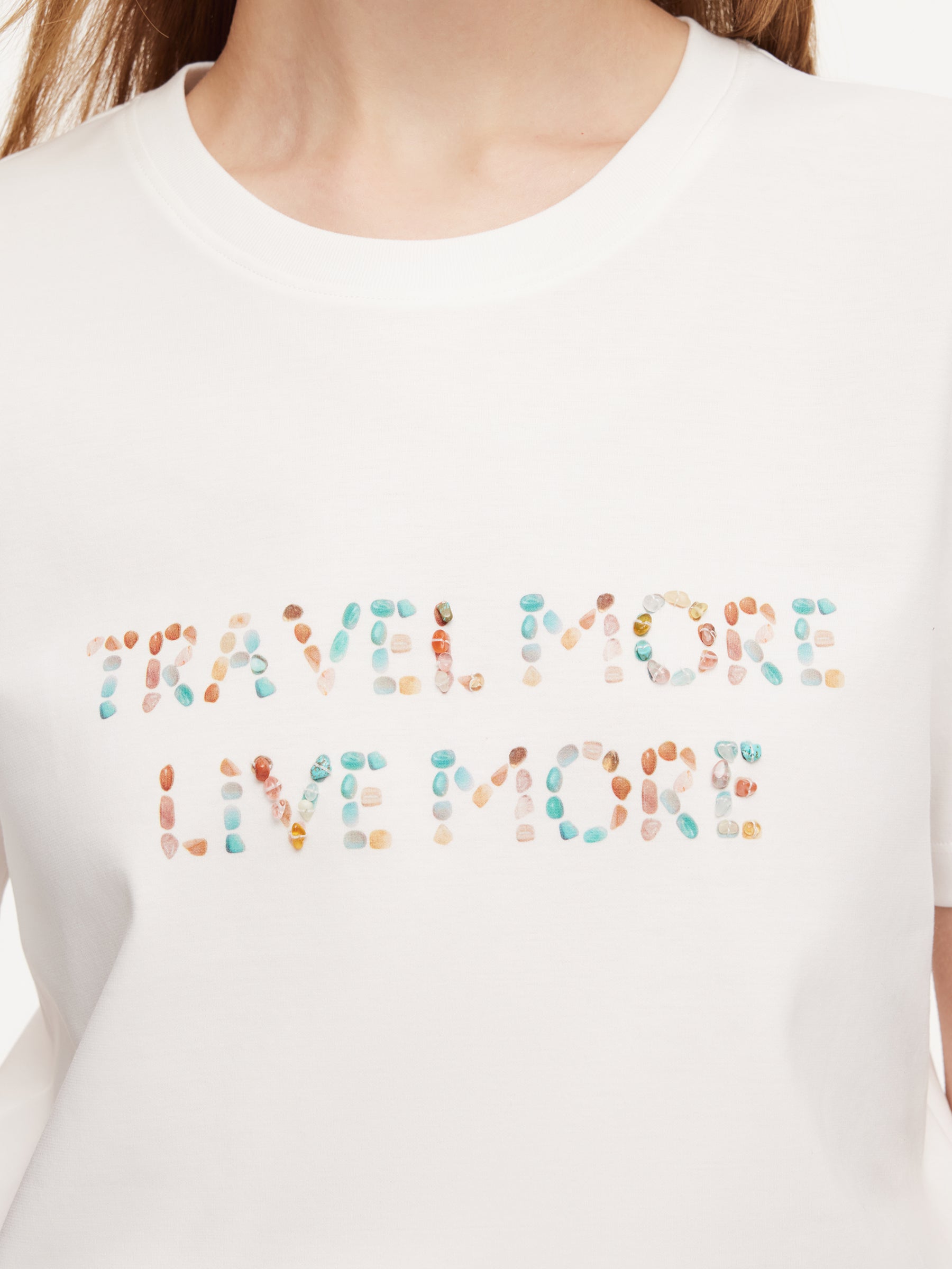 Cotton Beaded LOVE Tee