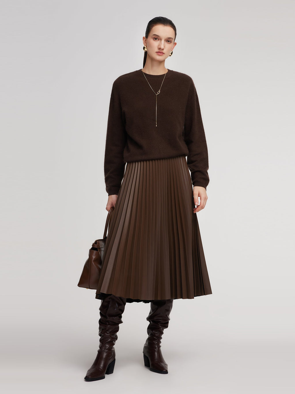Dropped Shoulder Cozy Winter Sweater