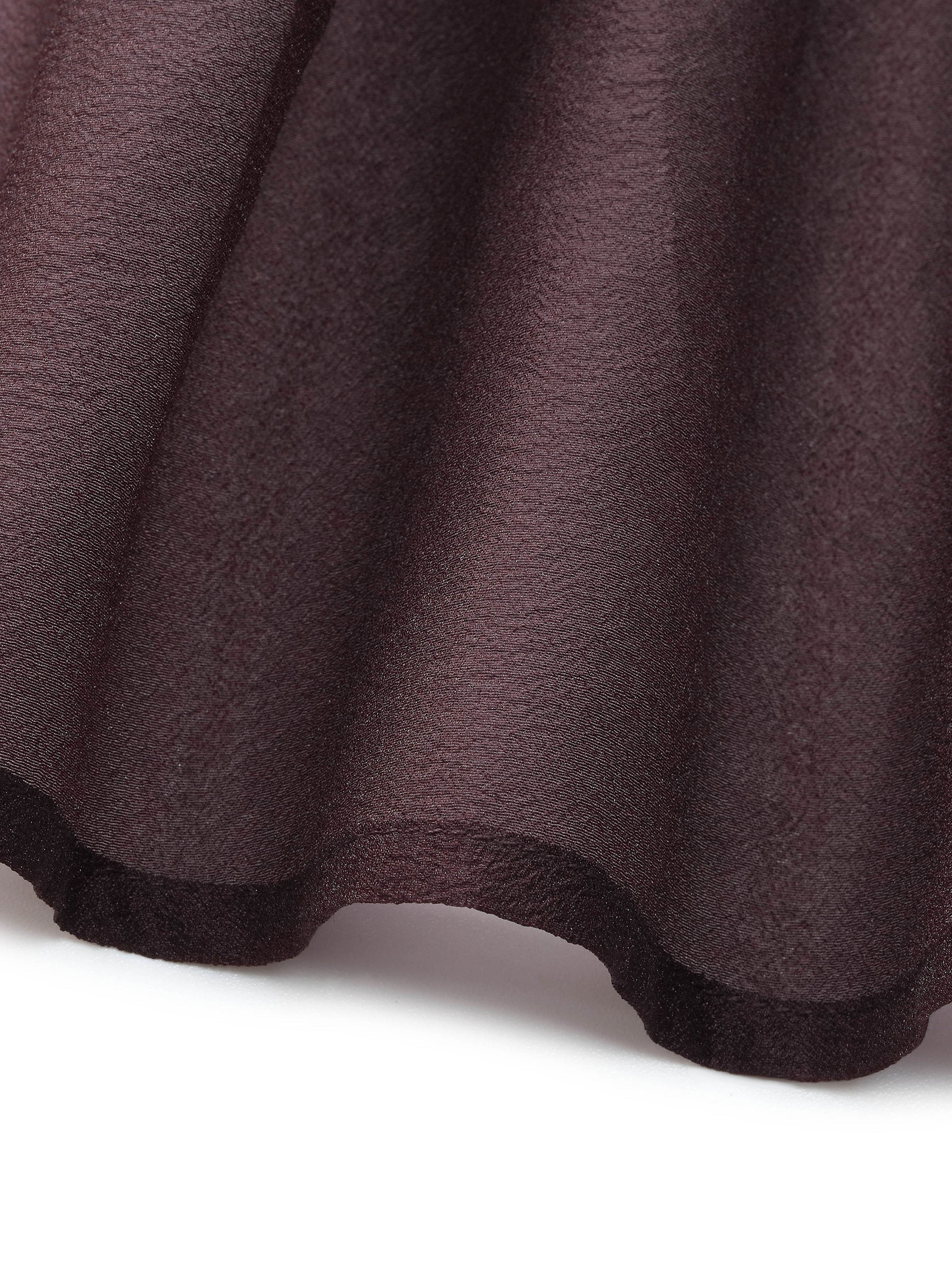 Tie-Front Bow Silk Top