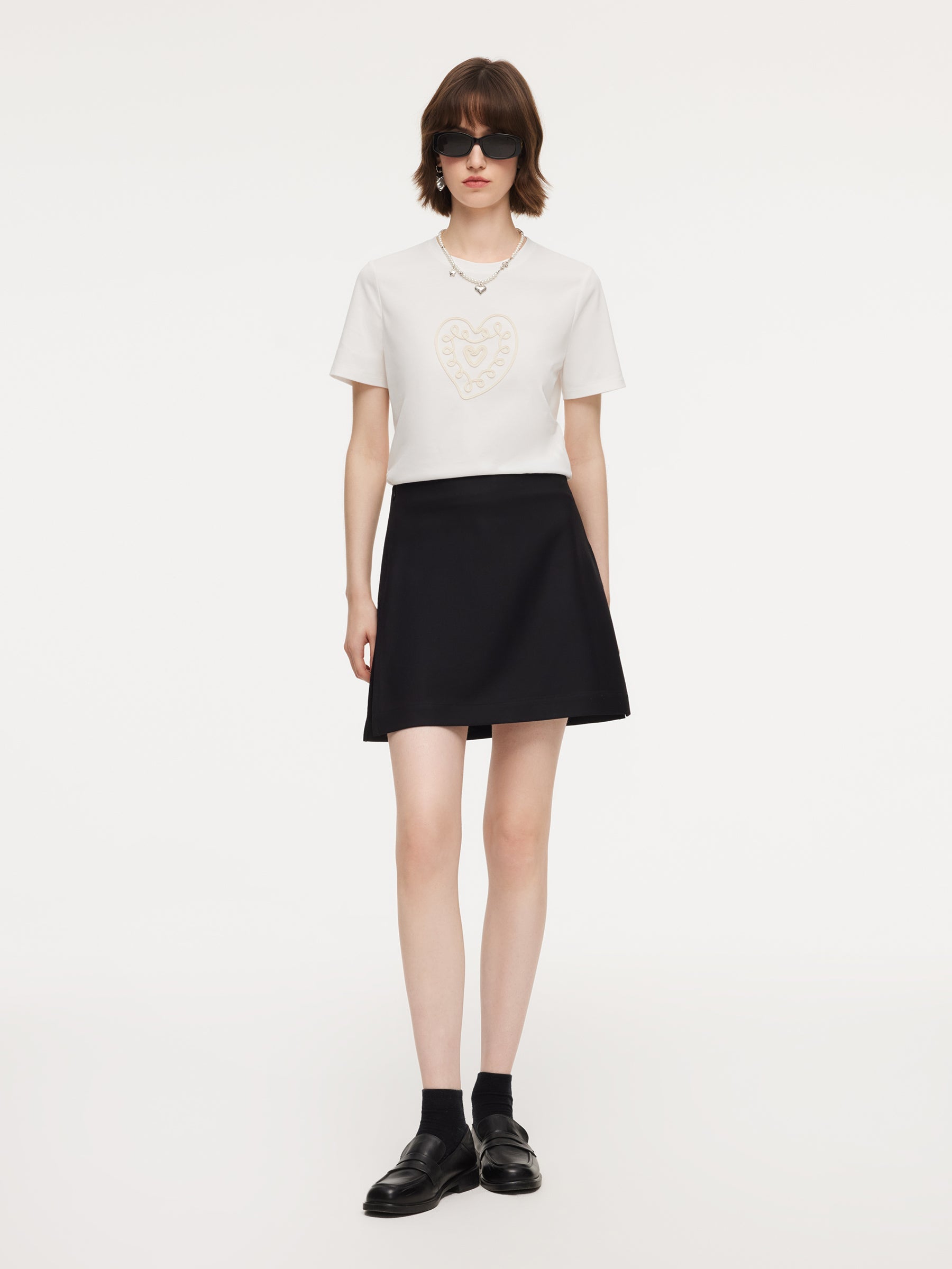 Worsted Wool A-Line Culotte