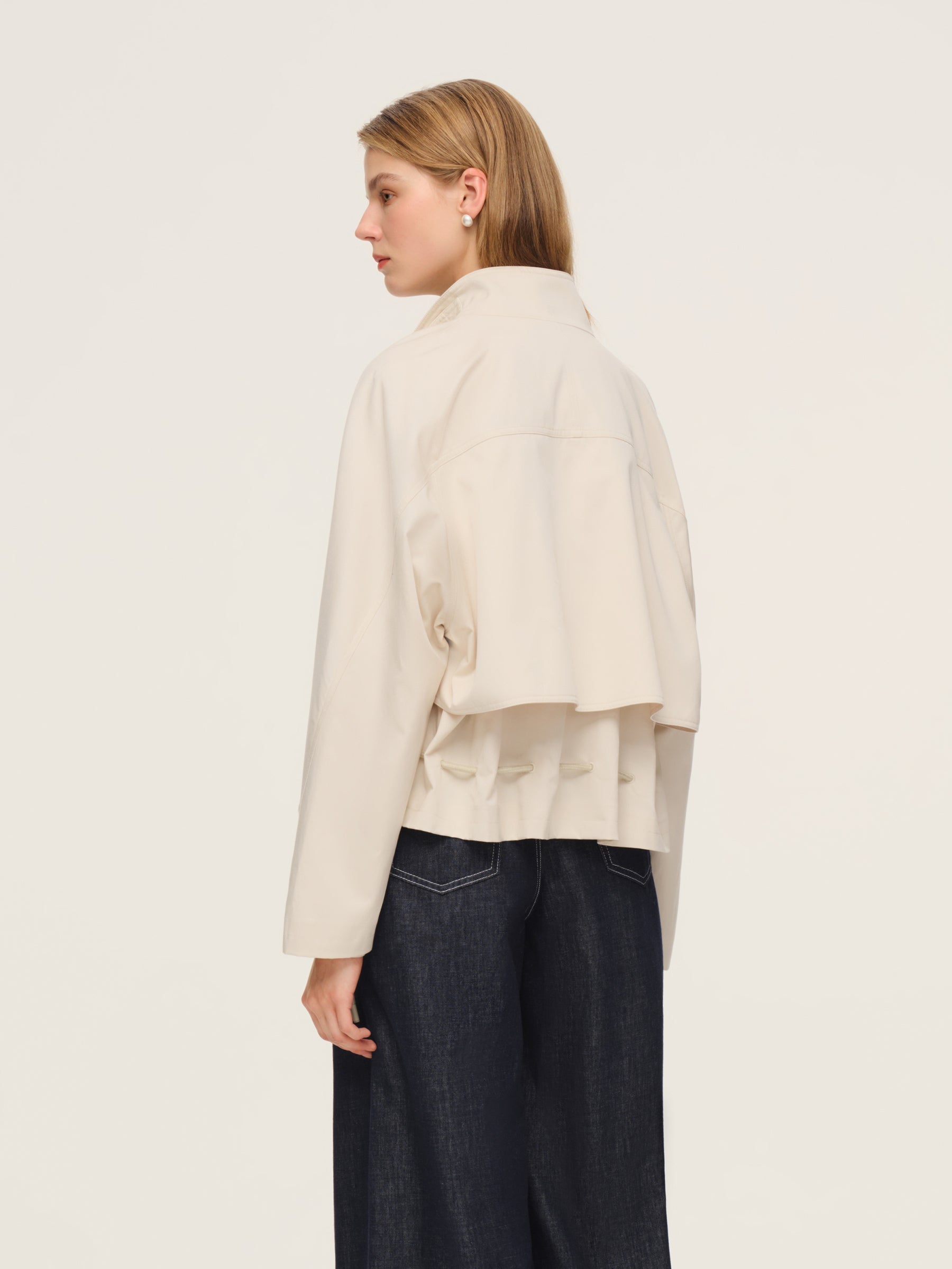 Tencel-Cotton Short Trench