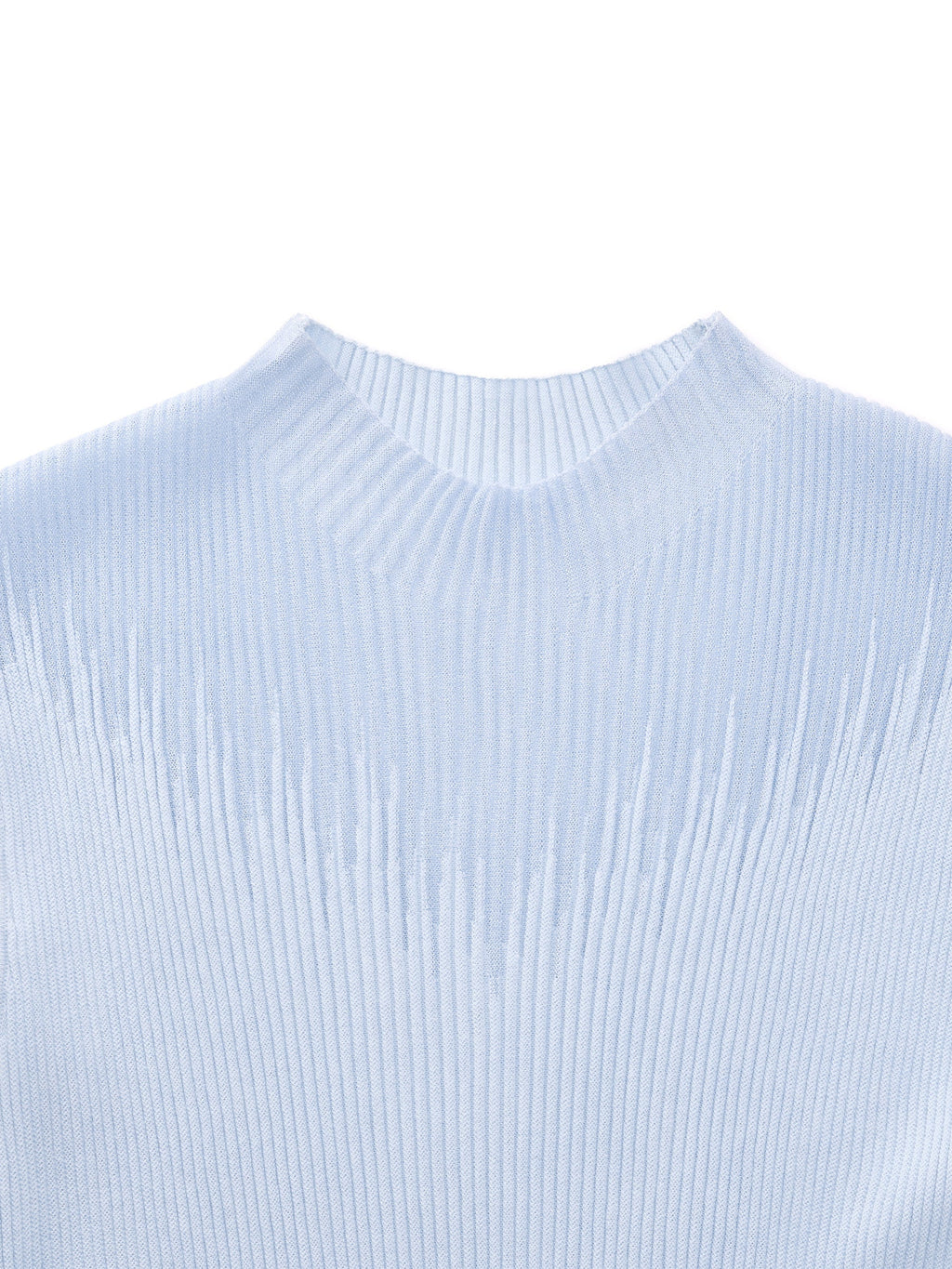 Mock-Neck Ruffle Tank