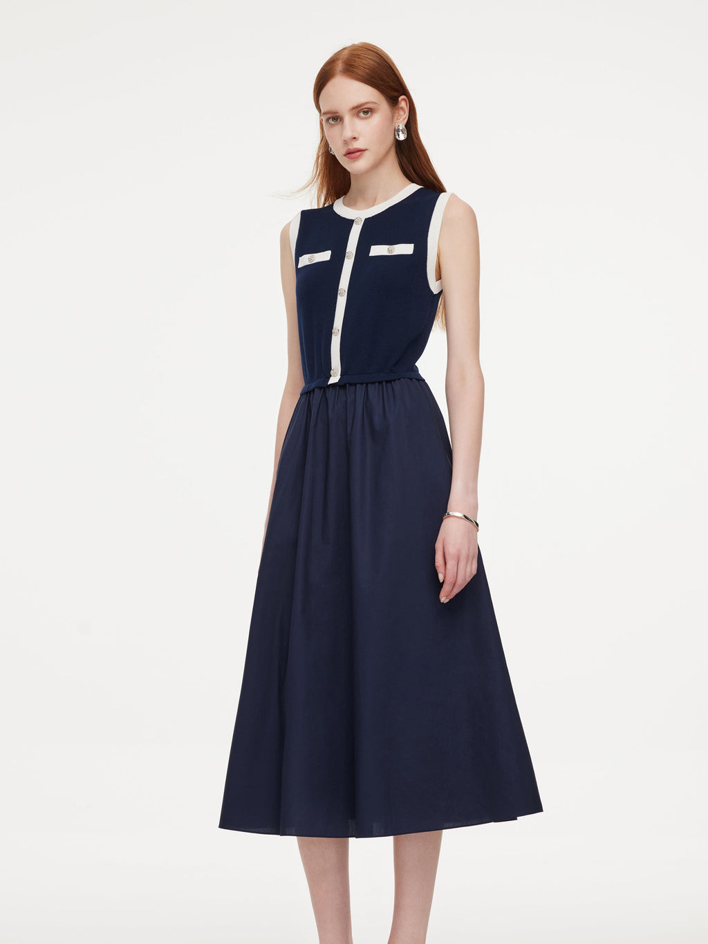 Lyocell-Cotton Maxi Dress