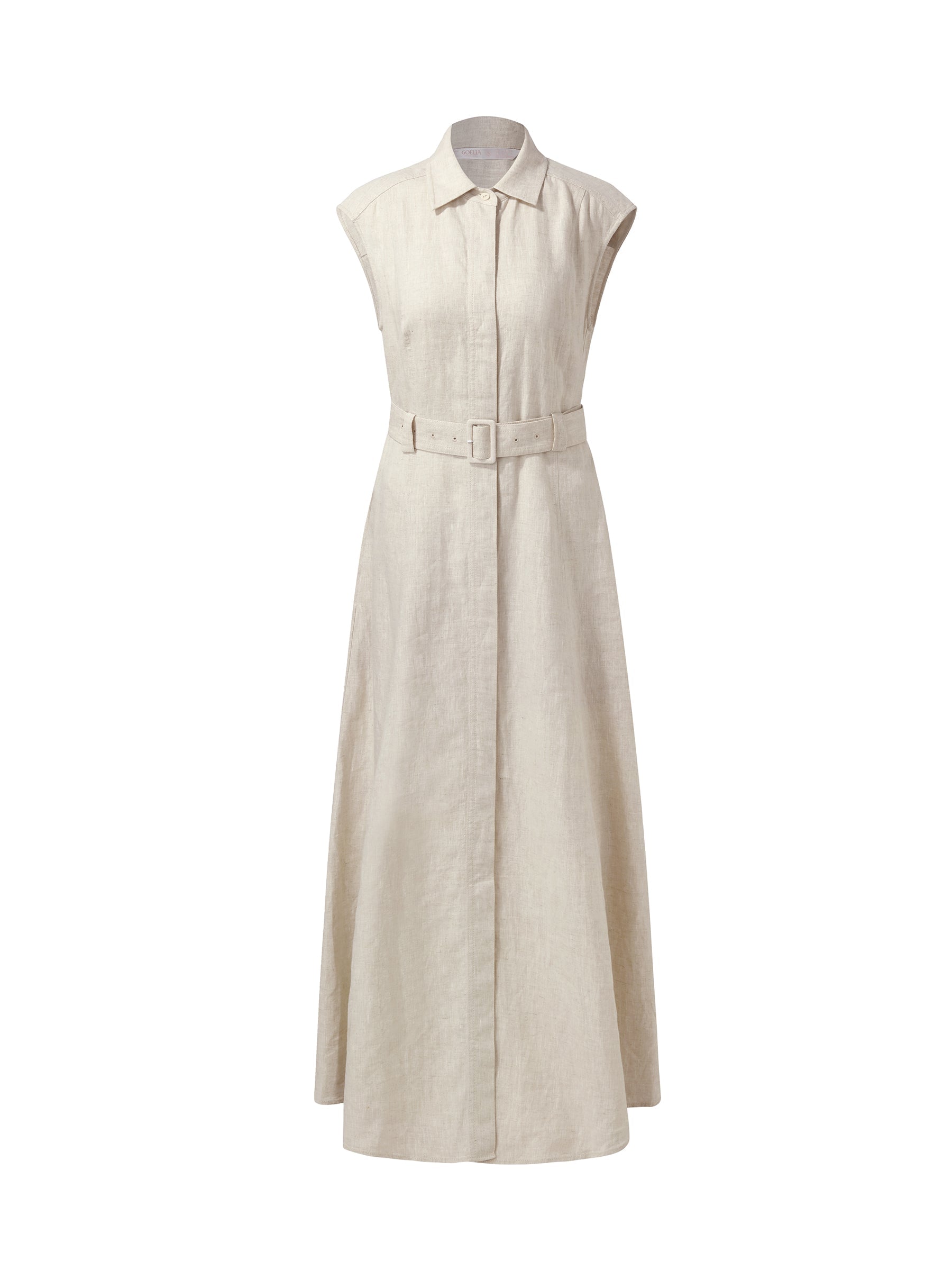 Linen Vest Maxi Dress