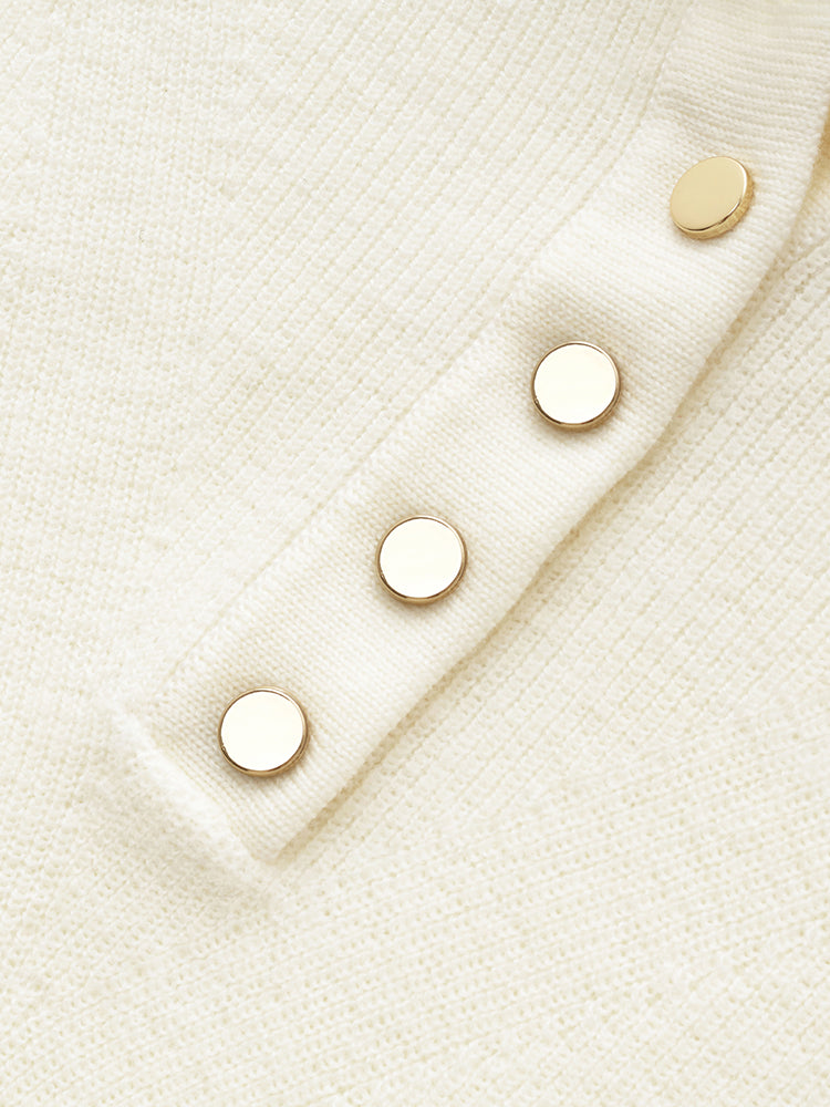 100% Wool Half-Turtleneck Sweater