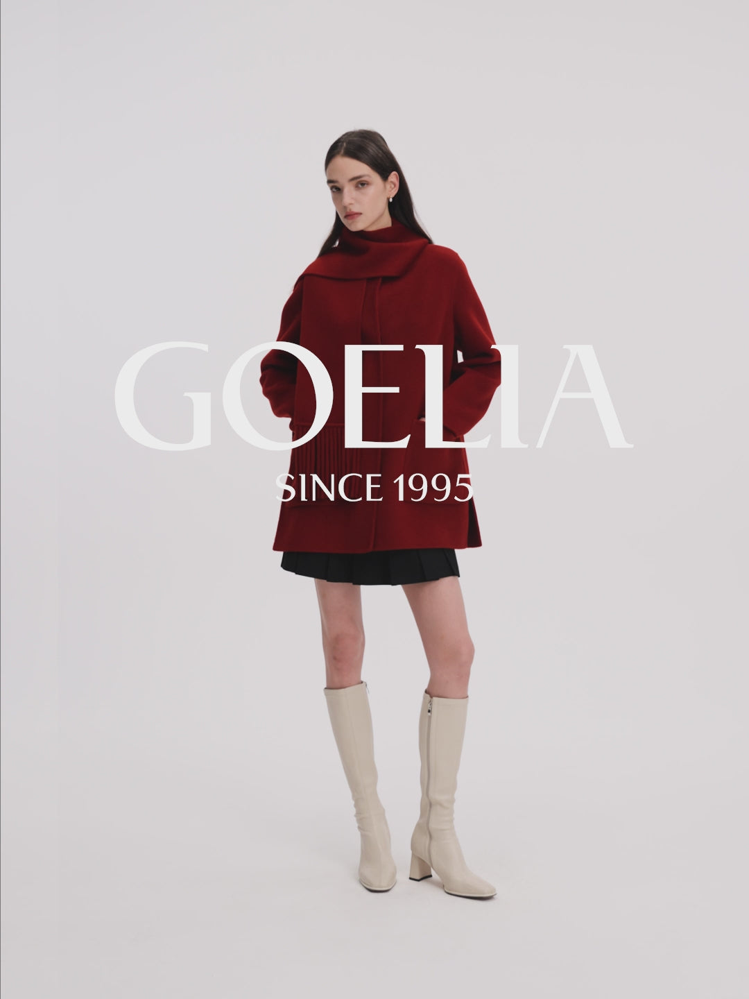 Tencel-Wool Double-Faced Coat