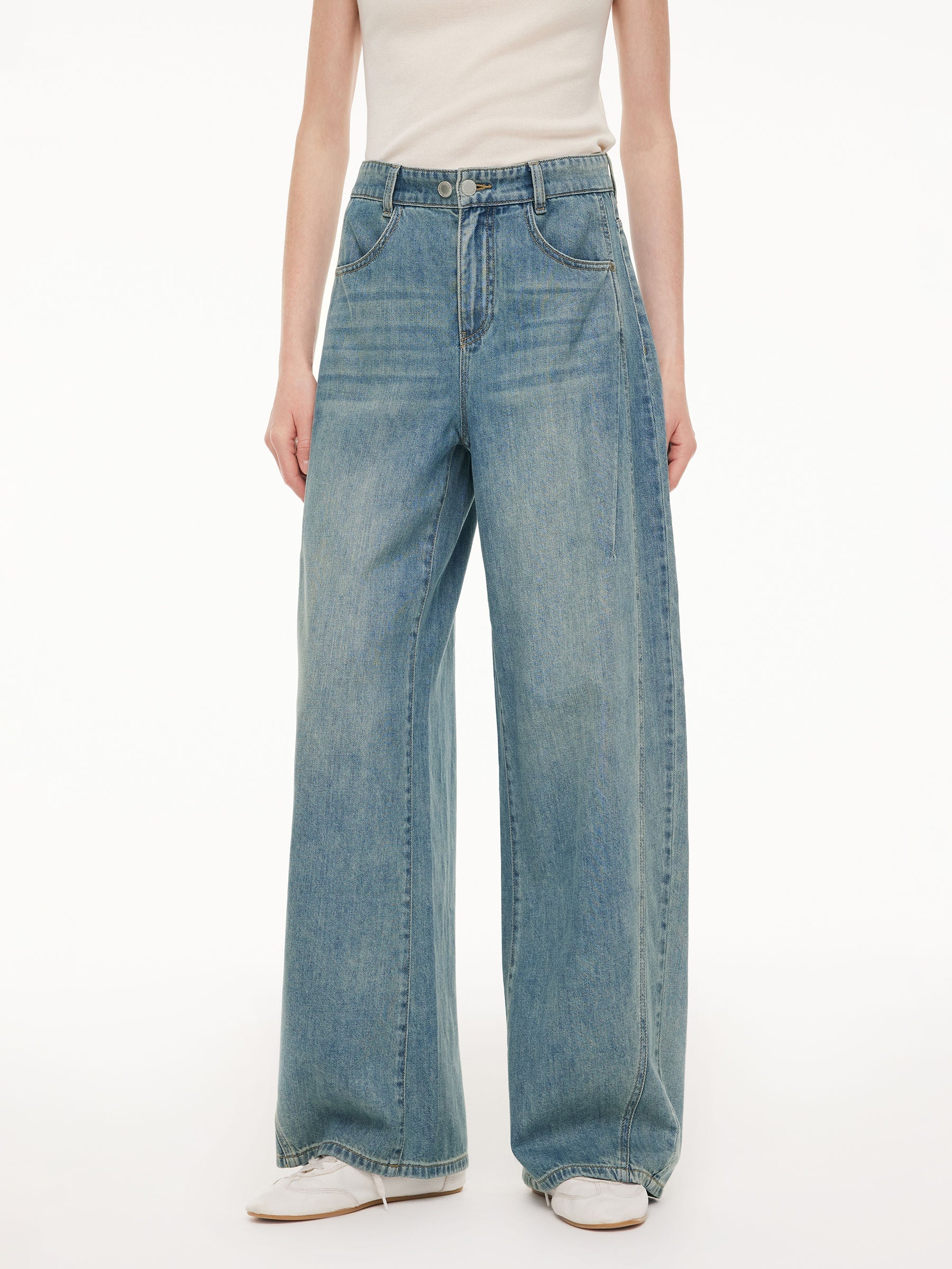Double-Button Adjustable Waist