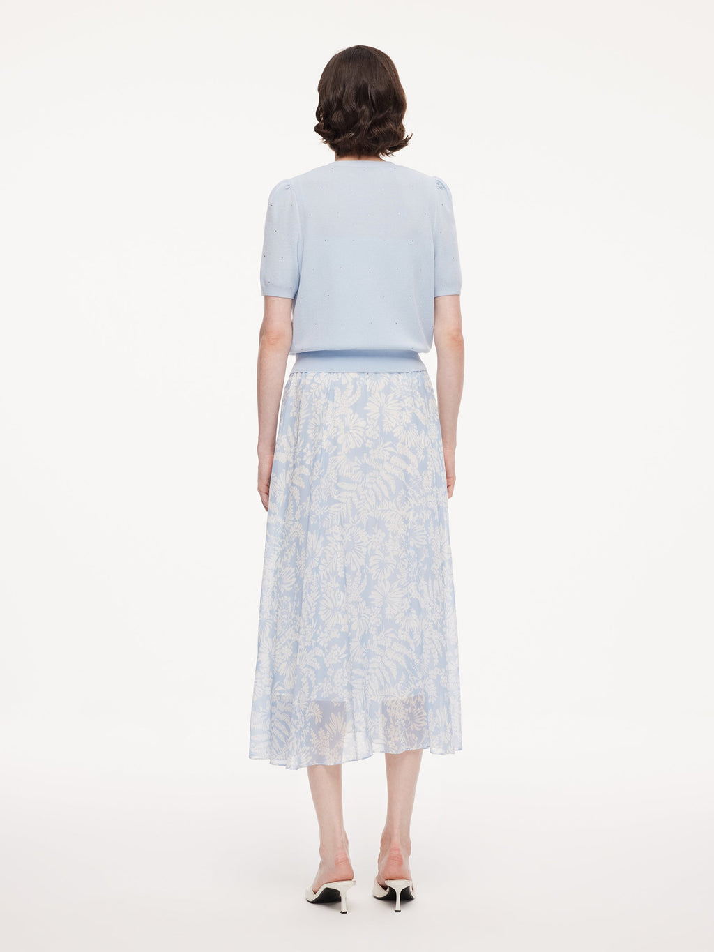 Mulberry Silk A-Line Skirt