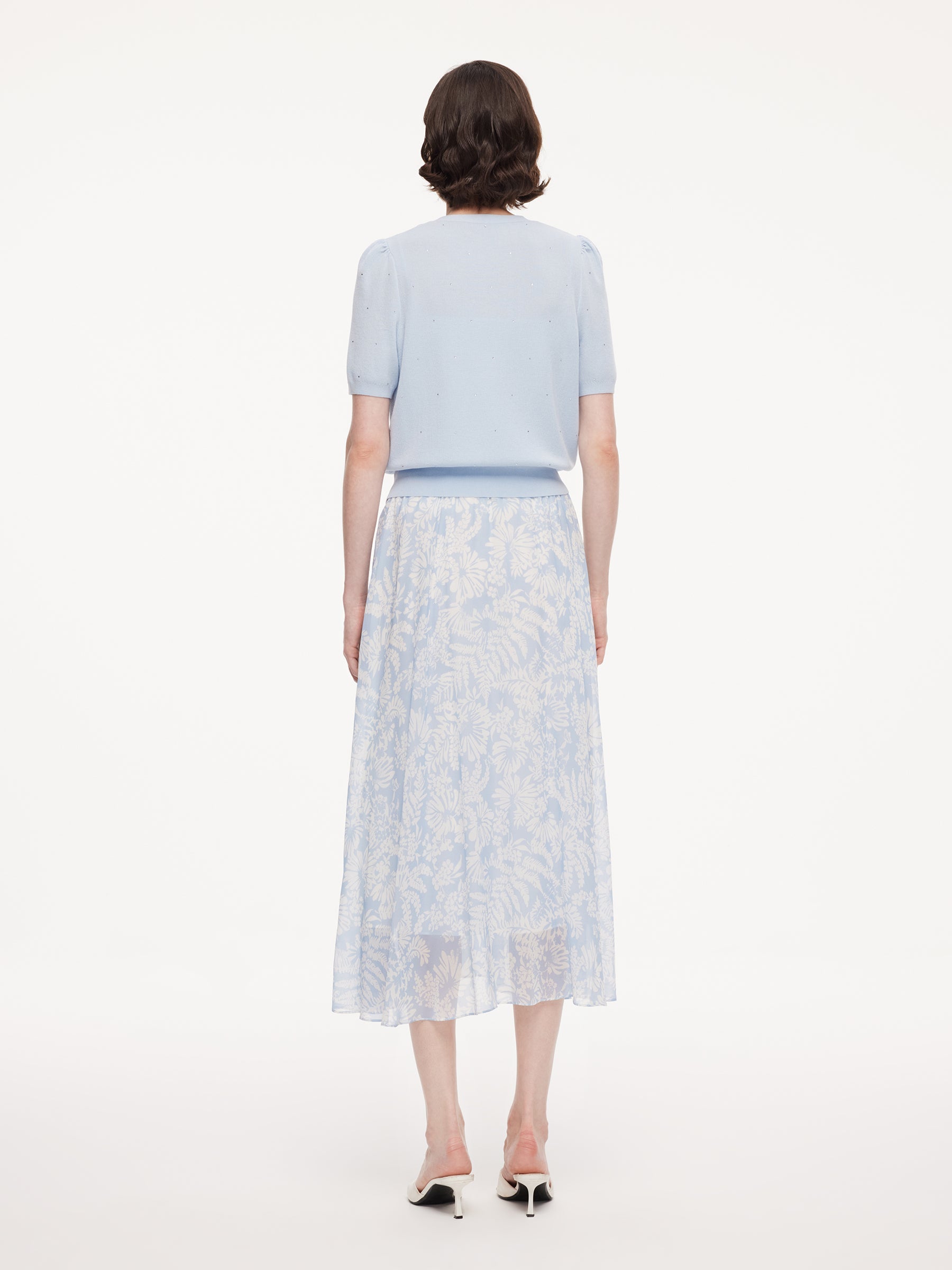 Mulberry Silk A-Line Skirt